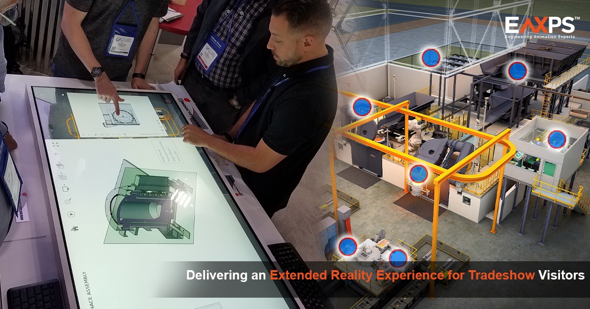 Extended reality experience with 3D Animation