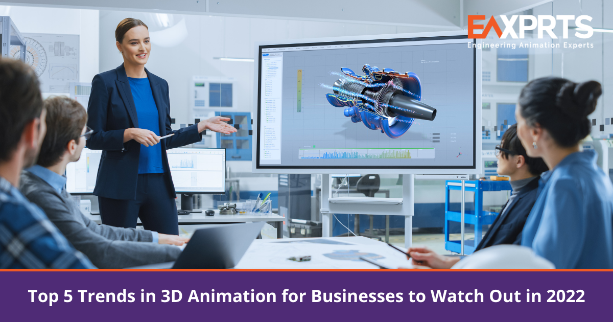 Top 5 Trends in 3D Animation for Businesses to Watch Out in 2022