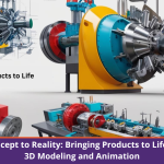 From Concept to Reality: Bringing Products to Life through 3D Modeling and Animation