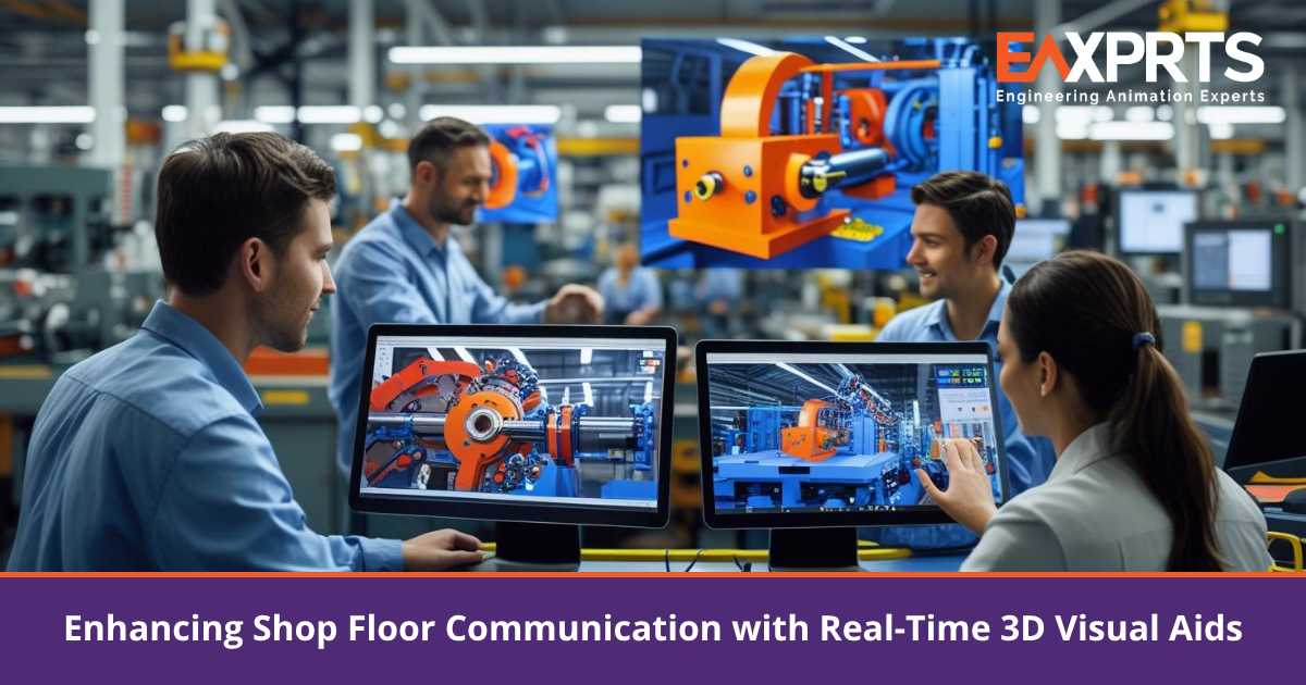 Enhancing Shop Floor Communication with Real-Time 3D Visual Aids