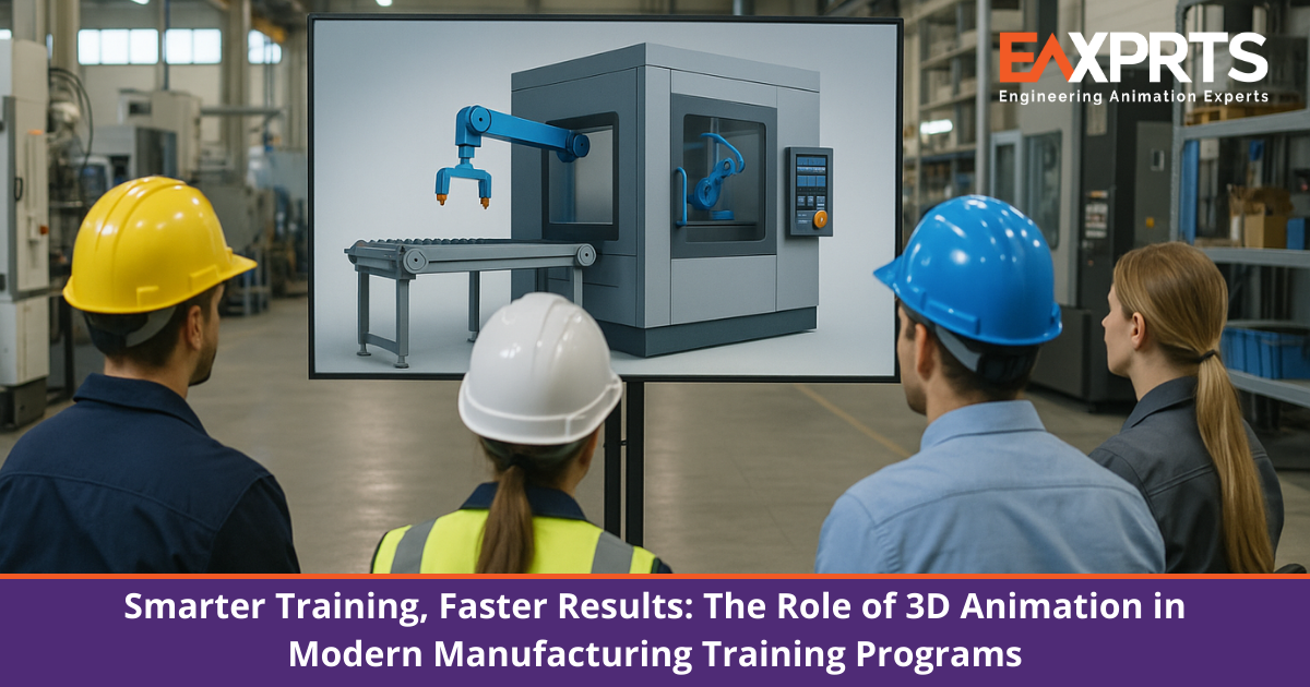 Smarter Training, Faster Results: The Role of 3D Animation in Modern Manufacturing Training Programs