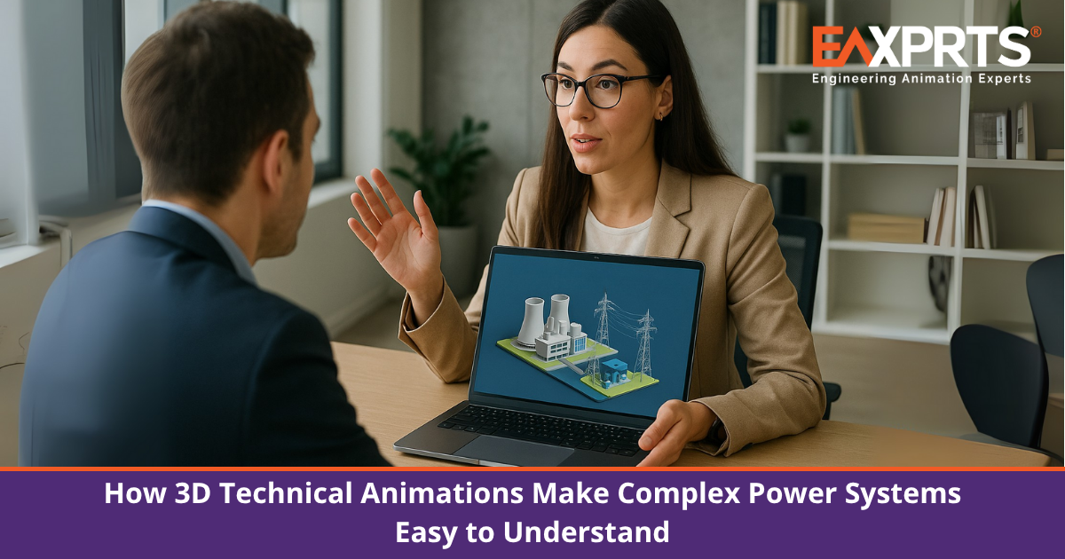 How 3D Technical Animations Make Complex Power Systems Easy to Understand