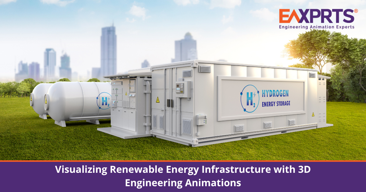 Visualizing Renewable Energy Infrastructure with 3D Engineering Animations