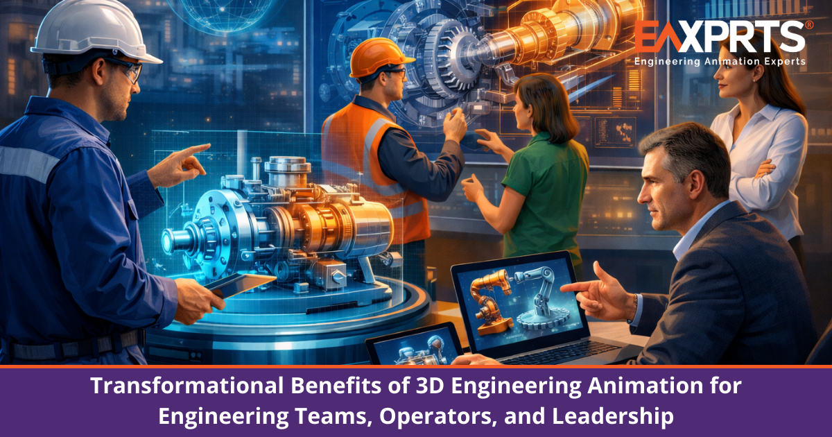 Transformational Benefits of 3D Engineering Animation for Engineering Teams, Operators, and Leadership