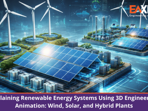 Explaining Renewable Energy Systems Using 3D Engineering Animation: Wind, Solar, and Hybrid Plants