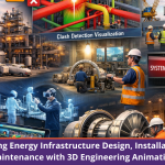 Optimizing Energy Infrastructure Design, Installation, and Maintenance with 3D Engineering Animation