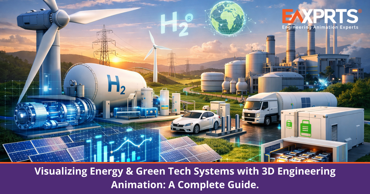 Visualizing Energy & Green Tech Systems with 3D Engineering Animation: A Strategic Guide from Concept to Operations
