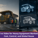 CGI vs Video for Heavy Equipment Marketing: Cost, Control, and Global Reuse