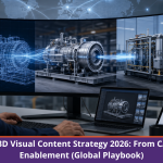Industrial 3D Visual Content Strategy 2026: From CAD to Sales Enablement